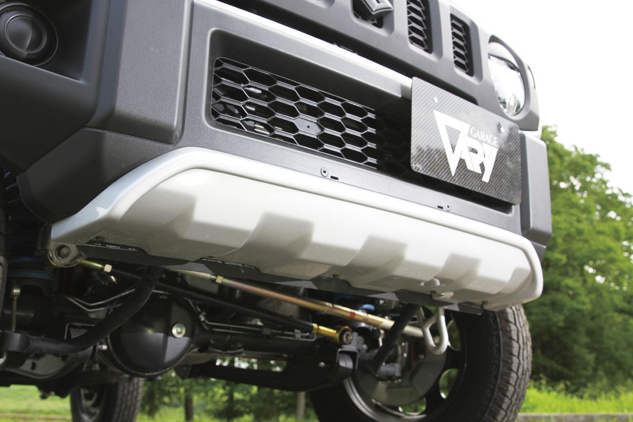 ジムニー　JB64　スキッドバンパー　塗装済　ガレージベリー ジムニー JB64専用 アングリースタイル フロントバンパー＆スキッド