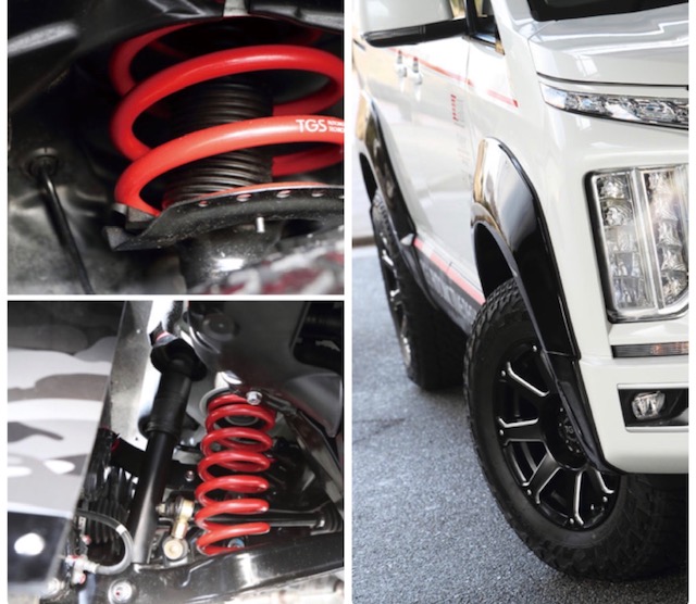 フェイスやグリルパーツを追加でエッジの効いた「TGS」らしい鋭い