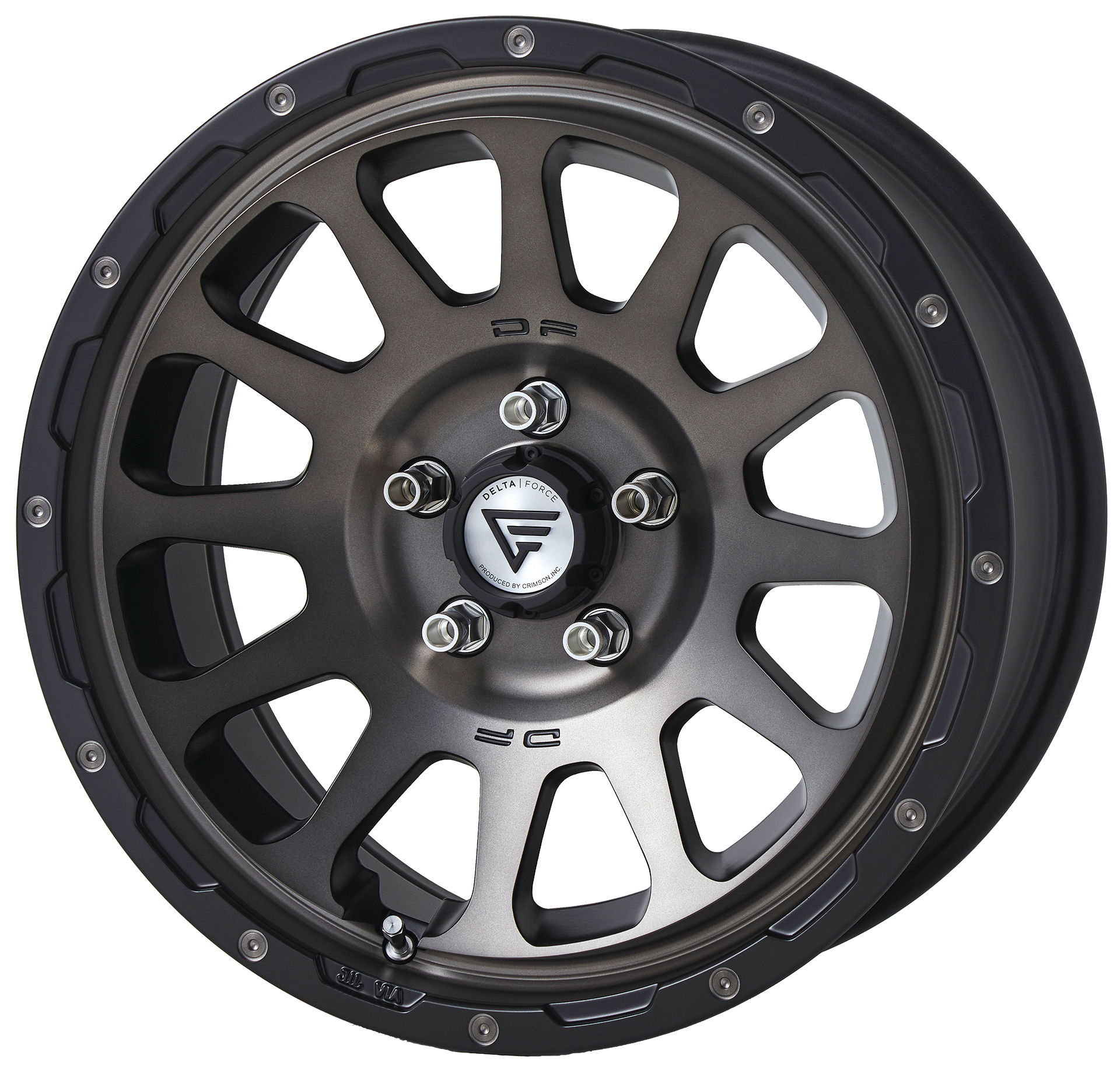 【ゆうじ】DELTA FORCE OVAL17inch&GEOLANDAR DELTA FORCE OVAL デルタフォース オーバル 17x8.0J 5/127 +40