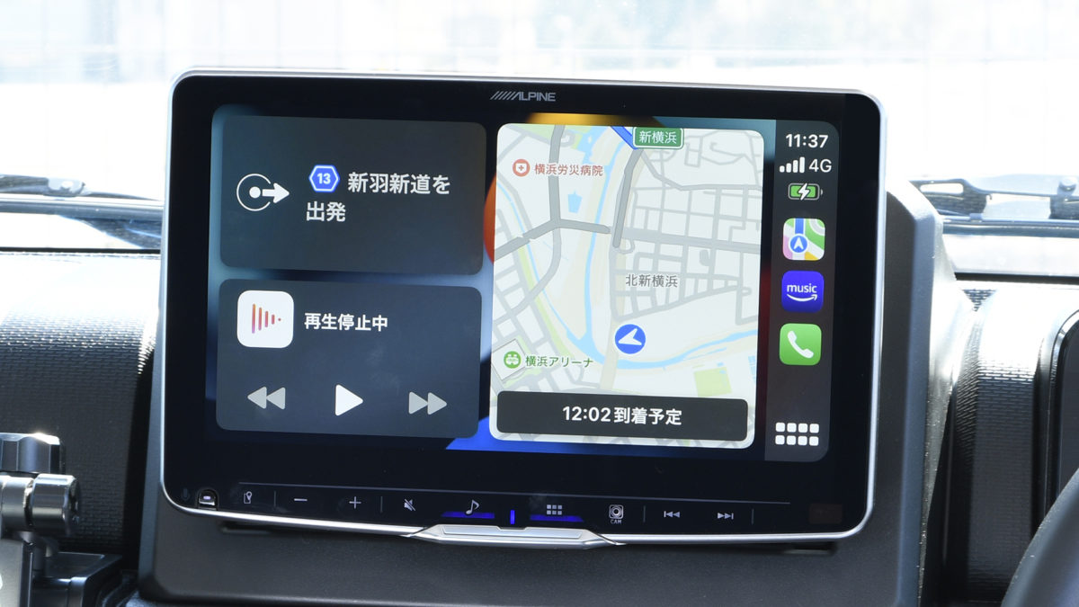 アルパイン】AV機能を進化させたディスプレイオーディオ