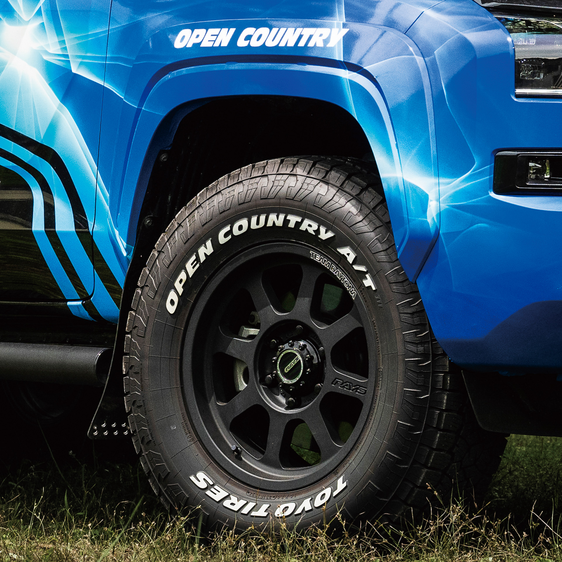 OPEN COUNTRY A/T III & RAYS TEAM 延ばせる DAYTONA