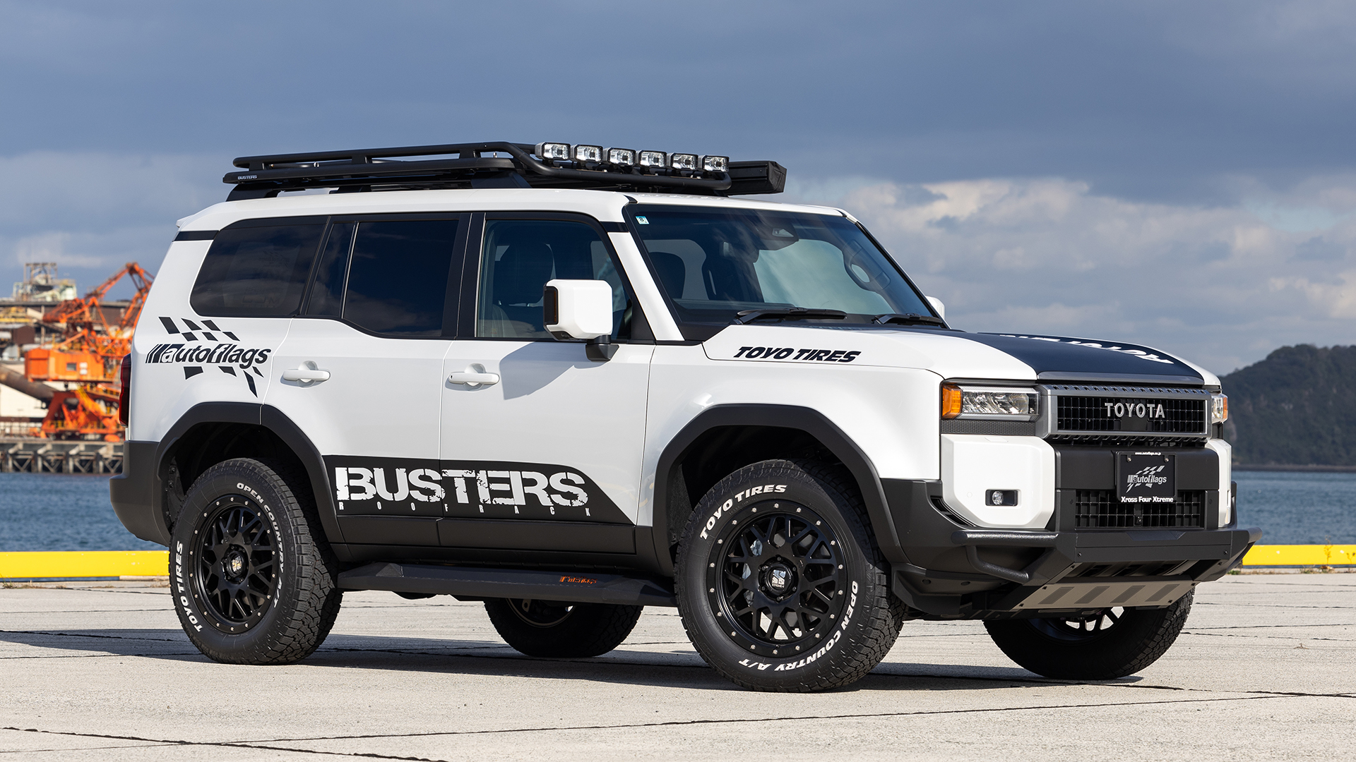 AUTO FLAGS カーサイドタープ アウトドア】BUSTERS/カーサイドタープEX 商品詳細【オートフラッグス】