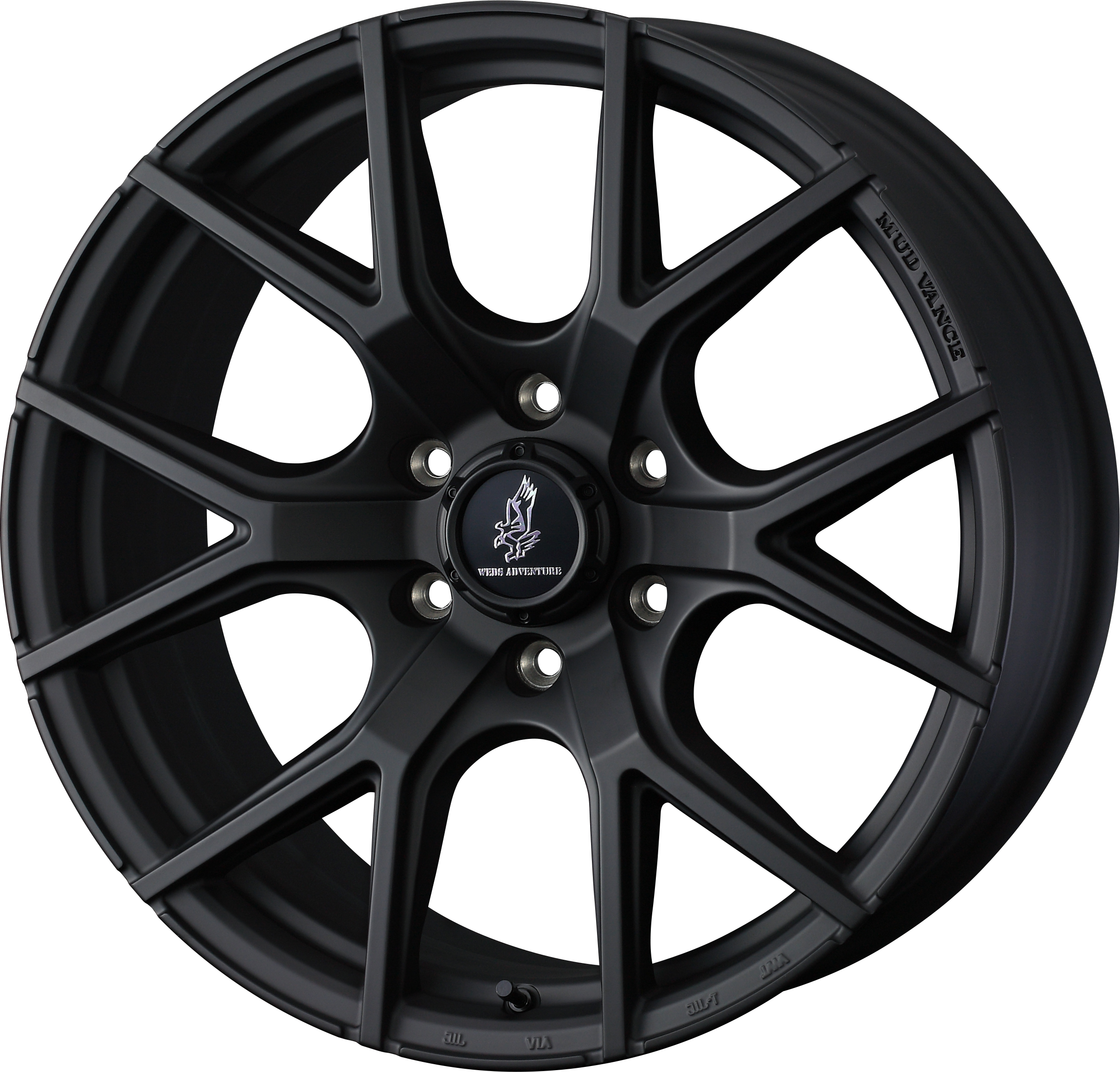 ②15インチホイールWEDSキャンデイ塗装 WEDS】スポーティさとパワフルさが融合するMUD VANCE新鋭2x6メッシュ