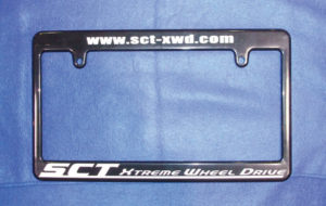 SCT-XWD　ライセンスフレーム パーツ画像