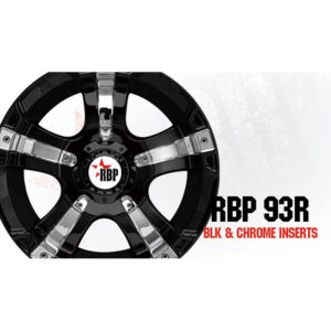 RBP 93R BLK & CHROME INSERTS パーツ画像