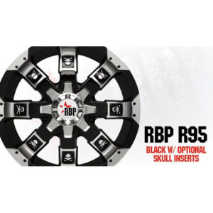 RBP R95 BLACK W/OPTIONAL SKVLL INSERTS パーツ画像
