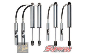 FOX 2.5”＆ 3.0”、Remote Reservoir Front ＆ Rear Shock Package for Dodge Truck Using Shock Tower Kit. パーツ画像