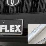 FLEXオリジナルナンバーフレーム（FRONT＆REARセット） パーツ画像