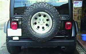 OVER SIZED TIRE CARRIER パーツ画像