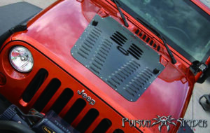 POISON SPYDER CUSTOMS, Hood Louver, JK パーツ画像