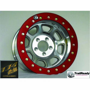 TRAILREADY、HD15 TR Bead Lock Wheels、Slim Ring、Red Anodized. パーツ画像