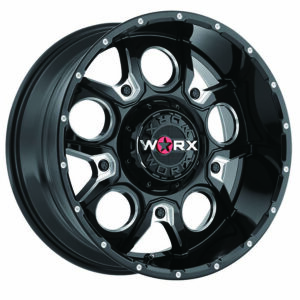 WORX 809 REBEL GLOSS BLACK MILLED ACCENTS パーツ画像