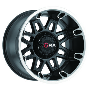 WORX 811 CONQUEST SATIN BLACK DIAMOND CUT ACCENTS（17-18） パーツ画像