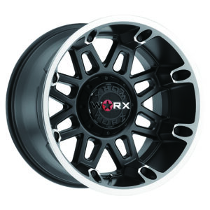 WORX 811 CONQUEST SATIN BLACK DIAMOND CUT ACCENTS（20） パーツ画像