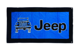 Jeepタオルシートカバー JEEPロゴ ブルー パーツ画像