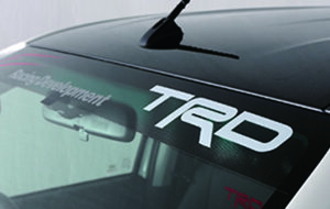 TRD Asia正規 TRDフロントウインドウデカール パーツ画像