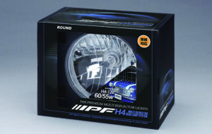 マルチリフレクターヘッドランプ  HALOGEN HEAD LAMP ポジション無し ノーマル（1個入り） HL-42 パーツ画像