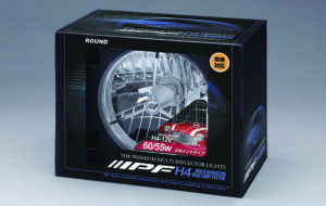 マルチリフレクターヘッドランプ HALOGEN HEAD LAMP ポジション無し 3ポイント（1個入り） HL-52 パーツ画像