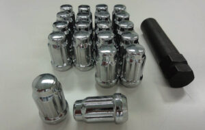 MKW専用スプライン・エイコーン・袋ナットセット（クローム） パーツ画像