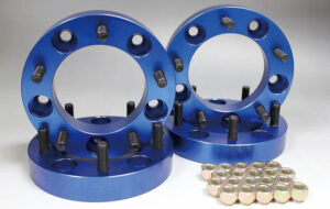 ワイドトレッドスペーサー30mm　ブルーアルマイト仕上げ パーツ画像