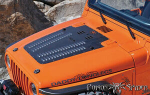POISON SPYDER CUSTOMS, Hood Louver, TJ パーツ画像
