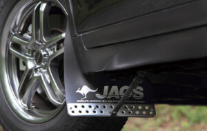 JAOS マッドガードIII フロントセットブラック パーツ画像