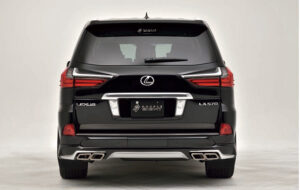 LX570 DOUBLE EIGHT スクエアマフラー（フルキットver.） パーツ画像