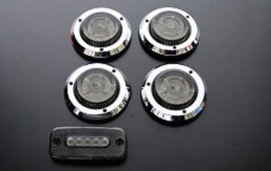 LEDテールランプSET（S）スモークメッキベゼル パーツ画像