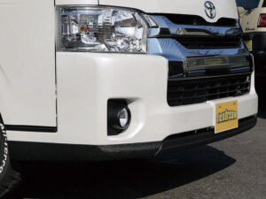 LINE-X塗装フロントリップスポイラー パーツ画像
