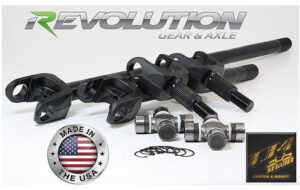 REVOLUTION、XJ（D30）30SPL US MADE、4140 chromoly Frt Axle Kit パーツ画像