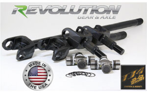 REVOLUTION、TJ Wrangler 97-06 US MADE、4140 chromoly Frt Axle Kit パーツ画像