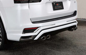 モデリスタ車用スプリット４本出しマフラー タイプＷ パーツ画像