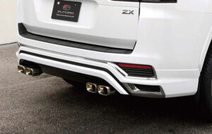 モデリスタ車用スプリット４本出しマフラー タイプＸ パーツ画像