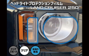 ランクル250丸目用 ヘッドライトプロテクションフィルム パーツ画像