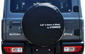 K-PROスペアタイヤカバー「Let’s have a blast.」 パーツ画像