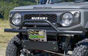 JB74 スチール曲げバンパー しし狩りタイプ フロント用 パーツ画像