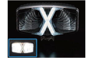 12V/24V 9インチ樽型LEDドライビングライト パーツ画像