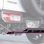 UHL 64R-GT 64JIMNY リアフローティングディフューザーTYPE2 パーツ画像