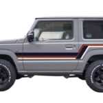 GOOSFAMオリジナルJB64,74サイドデカール ブルー パーツ画像
